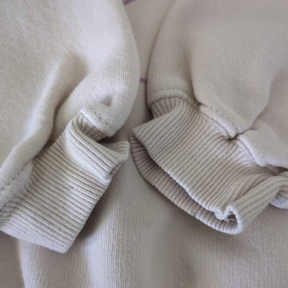 Zara Disney Girls Chip and Dale pullover long sleeve sweater cream color size 8 - Picture 7 of 9